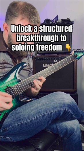 Paul Gilbert Style Insane String Skip Licks