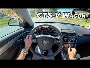 2014 Cadillac CTS-V Wagon - Supercharged V8 Manual 6-Speed with 600HP (POV Binaural Audio)