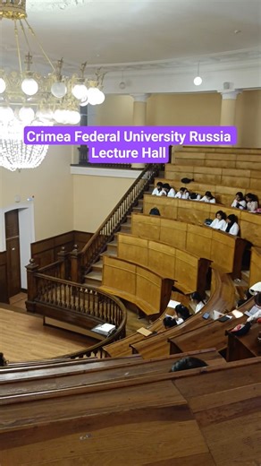 Crimea Federal University Russia || Lecture Hall || MBBS in Russia ||#mbbs #russia #mbbsabroad