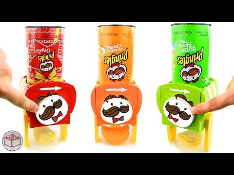 How to Build Mini Pringles Dispensers from LEGO Bricks