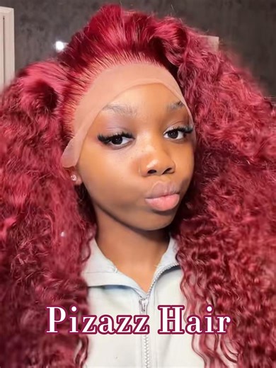 Gorgeous Burgundy Deep Wave Wig Review