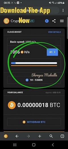 Faster Bitcoin Mining 🤑🤑🤑🤑 Download The App Now #cryptotab