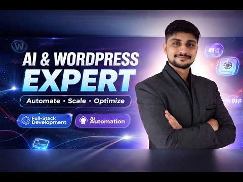 I Build AI-Powered Systems for WordPress & Business Automation