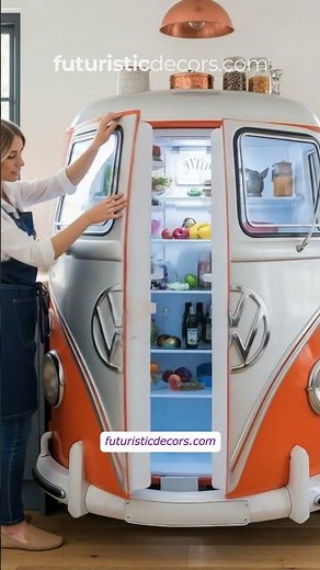 Incredible Volkswagen hippy bus refrigerators! 😱