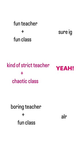 this type of class >> #class #chaotic #scrict #fun #boring #instagram #lyrics #foryoupage #fyp #zyxbca