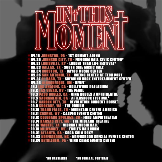 ➕The Black Mass tour is coming to Myth Live on Friday, October 17 with Dayseeker and The Funeral Portrait ➕Tickets and VIP upgrades are on sale now!➕ | MYTH LIVE