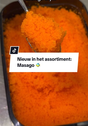 Nieuw bij Sligro, dé masago eitjes! Combineer het met nori vellen en kewpie mayonaise 🍣🐠 #masago #nieuw #azatisch