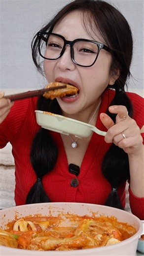 매콤+크리미 끝판왕🔥 로제 찜닭 먹방 #로제찜닭 #먹방 #kfood #찜닭