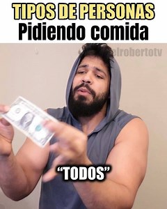 4M views · 93K reactions | Tipos de personas PIDIENDO COMIDA! 藍 sígueme en IG @elrobertotv | Roberto Jaramillo | Facebook