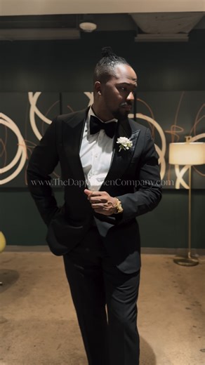 The Dapper Men Company on Instagram: "Tuxedo season? Around here, it never ends. 🤵🏽‍♂️✨ Introducing The Dapper Men Merino Black Tuxedo — tailored from fine Italian merino wool with a wide satin peak lapel and custom lining that’s unmistakably yours. Built for winter galas, weddings, and every black-tie affair where confidence takes center stage. Experience the art of luxury tailoring — by appointment only — at our Downtown Dallas showroom. Explore exclusive seasonal collections and custom fits