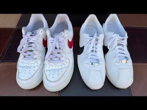 Nike Cortez 9.5 vs Nike Air Force 1's 8.5 sizing. Do they even fit bro? Are they true to size?