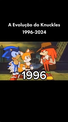 A Evolução do Knuckles: De 1996 a 2024