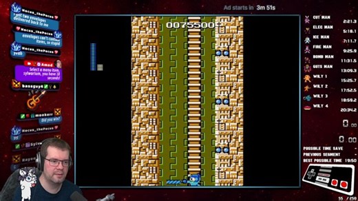 Mega Man 1 speedruns for sub 20