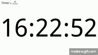 24 Hour Countdown Timer on Make a GIF