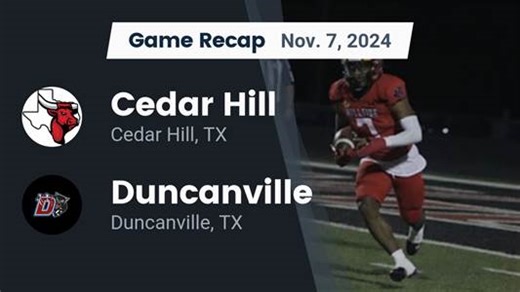 Football Recap: Cedar Hill Comes Up Short