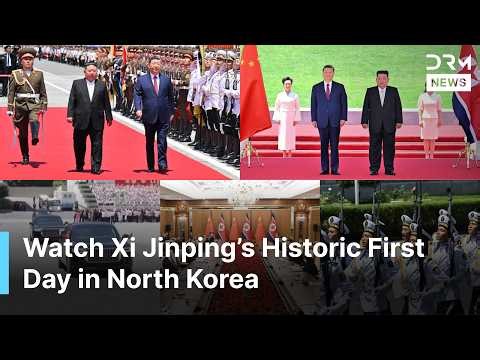 Xi Jinping’s First Day in North Korea: Military Reception, Kim Jong Un Meeting & State Banquet |AC1N