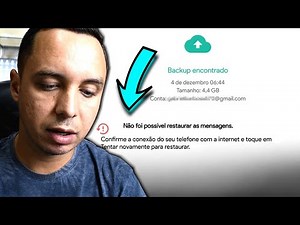 FAILED TO RESTORE WHATSAPP backup (Couldn't restore messages!)