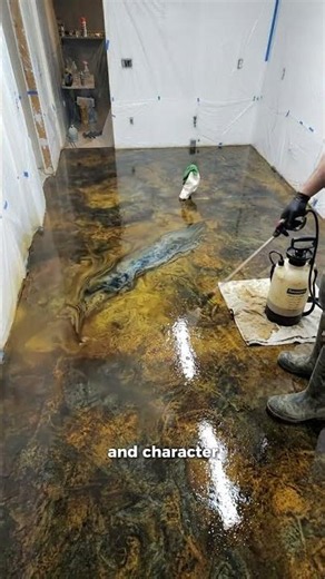 How to Layer Acid Stain for Rich Dimensional Color on Concrete