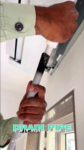 How To Fix Your AC Drain Pipe Leak |The Right Way|‪@NAC_AHMEDBAD17‬ #trending #airconditioning #hvac