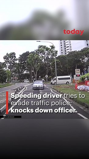 Part 1: The chase; the accident #singapore #sgnews #car #driving #speed #dangerous #trafficpolice #police #tiktok #tiktoksg #fy #stop #getaway #escape