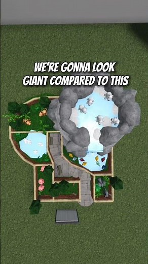 🐘Pro builder makes tiny detailed ZOO built on bloxburg #bloxburg