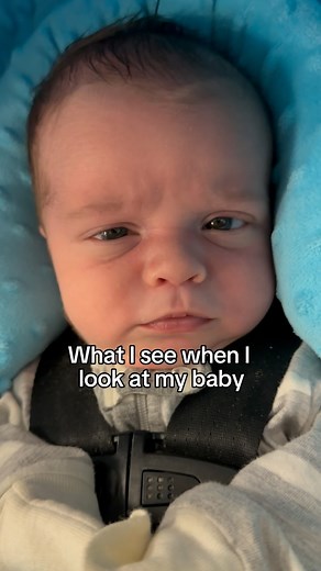 We still can’t figure out why he won’t smile back 🥴 #reels #baby #funny #meme #newborn #newmom | Calen Chan