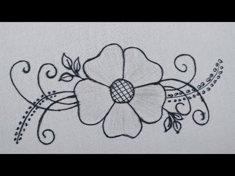 Hand Embroidery: Very Beautiful And Delicate Flower Embroidery Design Tutorial Step By Step