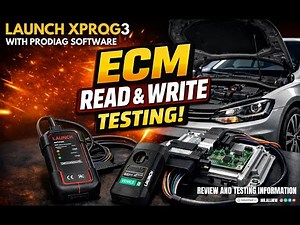 Launch XProg 3 + DBScar7 Prodiag Software Step-by-Step Testing VW ECM Read & Write Testing| #ECMRead