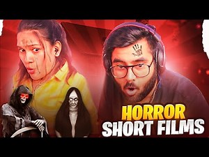 Reacting to 3 Horror ~ short films 🤯 ‪@CookiePie‬ | Hitesh KS