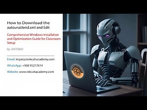 How to Edit and Use autounattend.xml for Windows 10 Installation