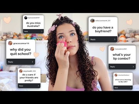 GRWM Q&A - Quitting School, Moving to London, Boyfriend and more.