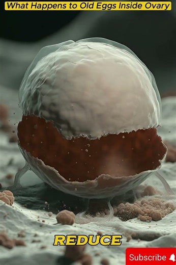 What Happens to Old Eggs Inside the Ovary #anatomy #humanbiology #sciencevideo