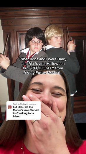 Ilona Maher as Draco Malfoy in A Very Potter Musical