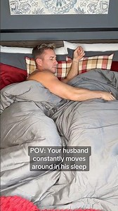 When Your Husband Moves Around All Night in His Sleep 😂🛏️