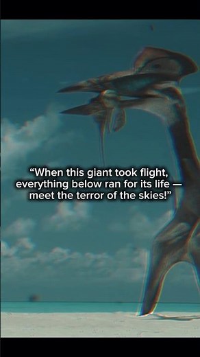 The Terrifying Giant That Ruled the Skies #Quetzalcoatlus #PrehistoricMonster #dinosaurs #jurassic