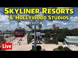 🔴Live: Disney Skyliner Resorts & Hollywood Studios - Walt Disney World Live Stream