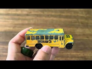 Matchbox #MB47 1-75-Durham School Bus 1985 (Yellow)