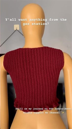 To my 5 new subscribers from my last upload, and y’all who have been here for months now ✨ #crochet