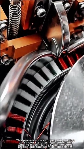 Stator Coil Winding Work Tool Using Automatic Winding Machine #worktool