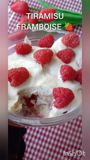 Le meilleur tiramisu framboise maison 🍓 (ultra facile)