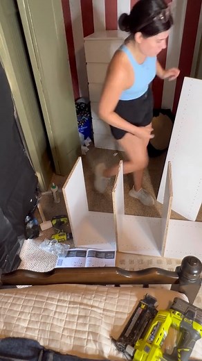 Functional storage is my love language! Almost a year later and it's still perfection! #closetmakeover #diycloset | Kassy On Design