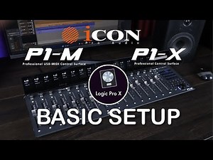 P1-M DAW Controller & P1-X DAW Control Expander Basic Setup with Logic Pro