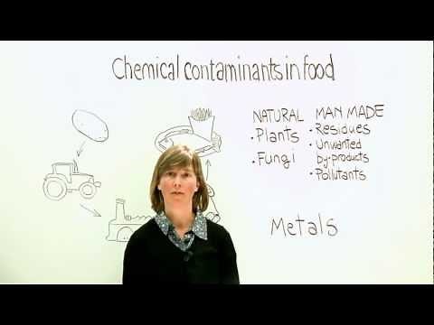 Chemical contaminants in the food chain