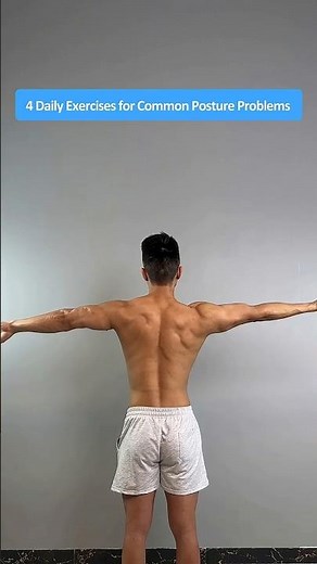 4 Daily Posture Exercises for Scoliosis, Rounded Shoulders and Forward Head Posture