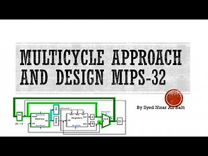 Multicycle Design 02: Multicycle approach and design