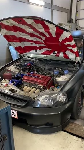 EK Civic, B16 with Jackson Racing Supercharger