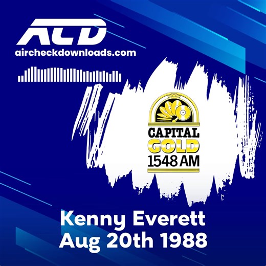 This day 1988 - Kenny Everett at 1548am Capital Gold. It was still a weekend-only service at this time with the full launch happening in November of that year. | Aircheck Downloads