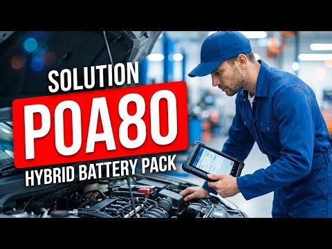 HOW TO FIX P0A80 OBD II ERROR CODE - REPLACE HYBRID BATTERY PACK DIAGNOSIS
