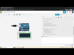How to Connect LCD to Arduino LCD Display Arduino I2C #Tinkercad Simulation #AeroArduino