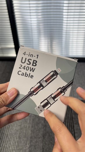 Fast Charging with 4-in-1 USB-C Cable
